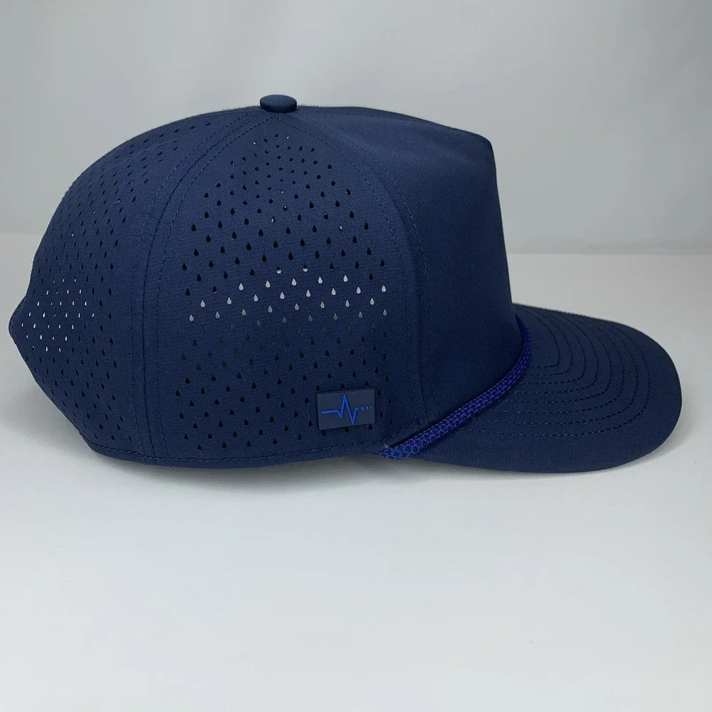 VYBE Hat Blue Mesh Rope Adjustable Performance Snapback Baseball Cap - Picture 7 of 16